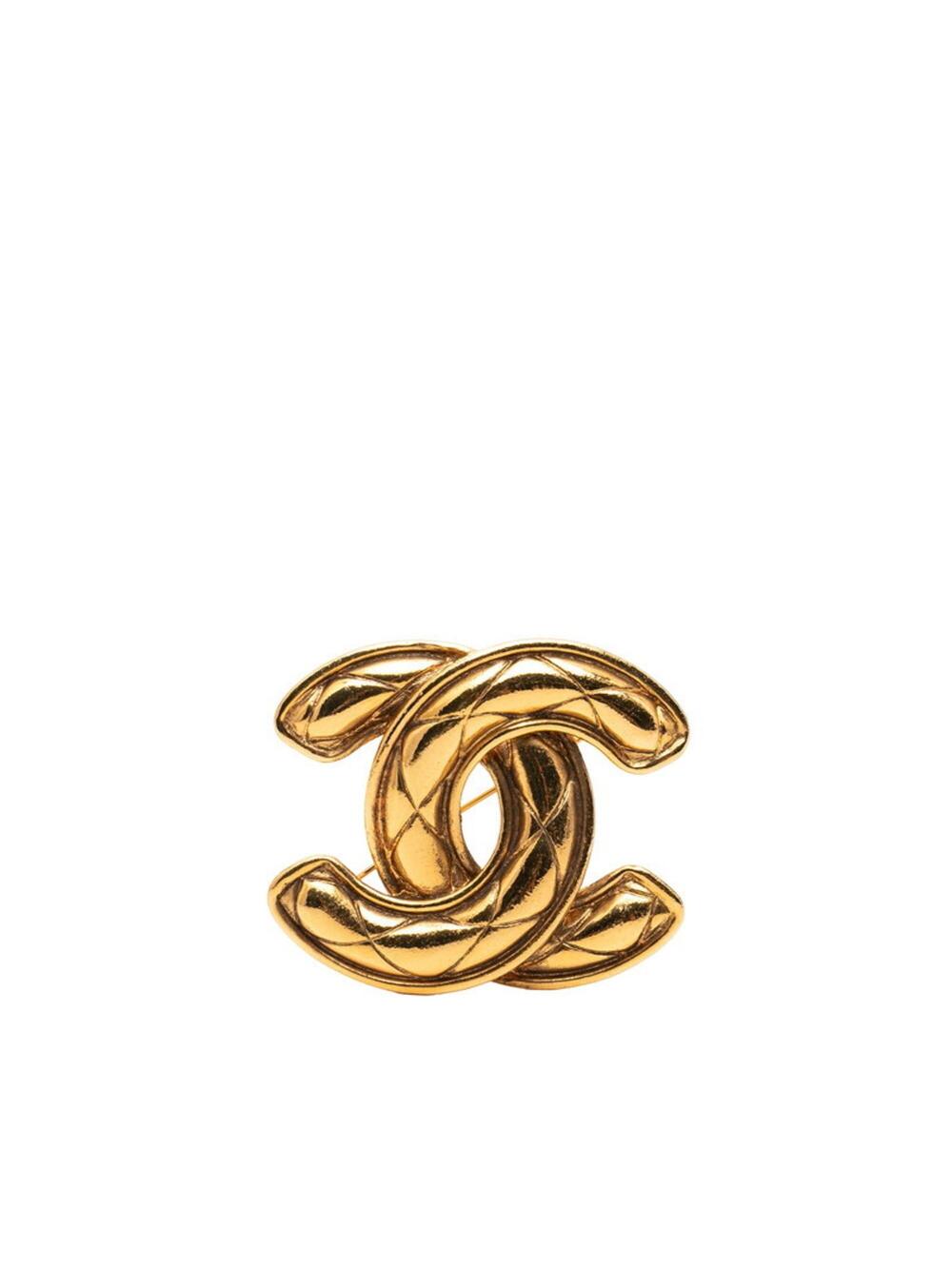 Chanel Cc Logo Brooch Metal #261274C92B
